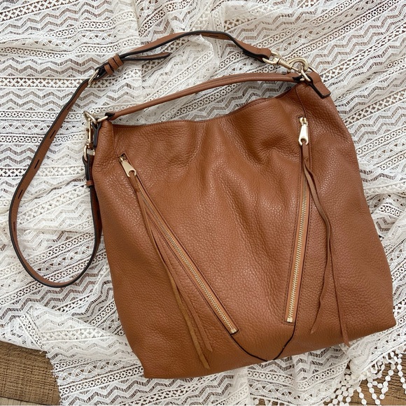 Rebecca Minkoff Moto Leather Hobo Bag⭐️EXCELLENT CONDITION - Picture 3 of 16